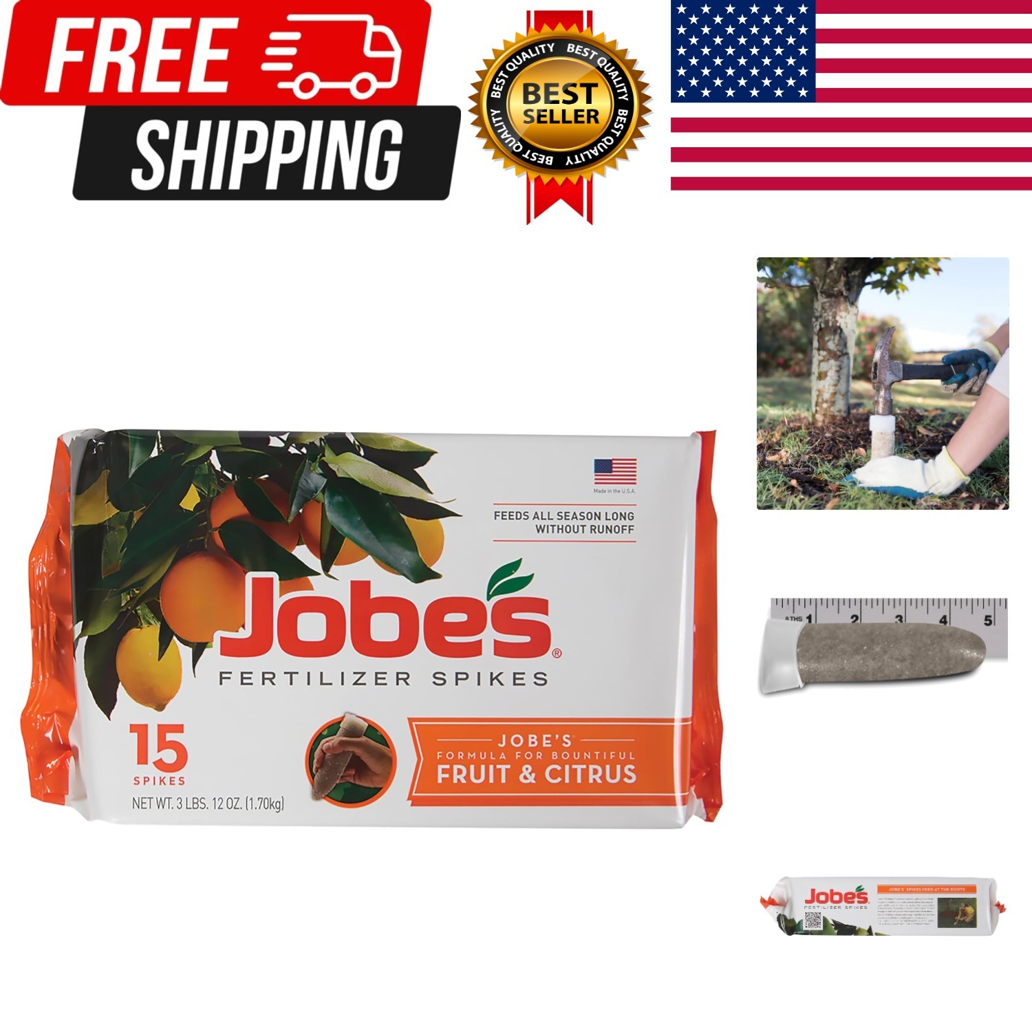 Jobe’s Garden Fertilizer Spikes, Easy Plant Care Slow Release Fertilizer for …