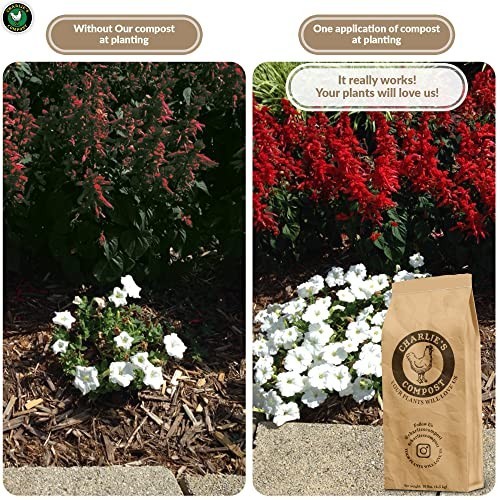 Organic Compost 10 lb Concentrated Soil Amendment for Vegetables Flowers Trees