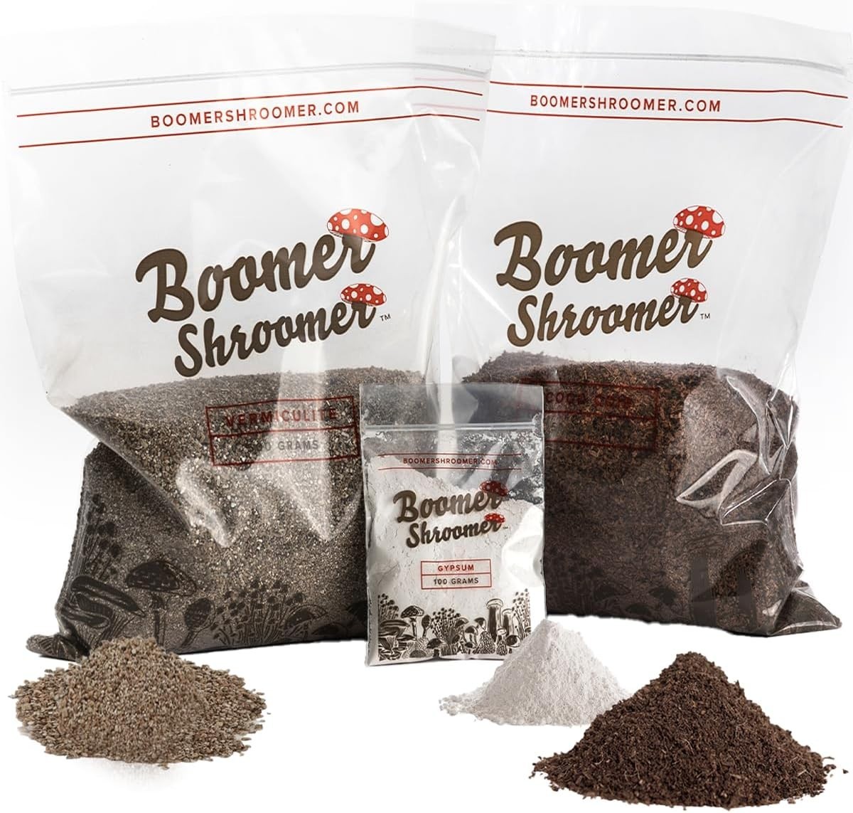 Dry Bulk Substrate for Mushroom Cultivation Coco Coir, Vermiculite, Gypsum | …