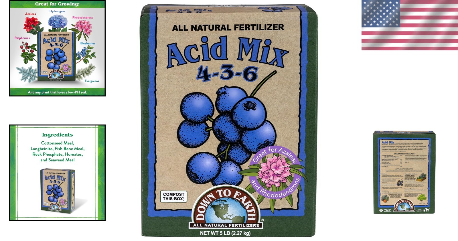 5 lb Organic Plant Food for Lush Raspberries & Rhododendrons – Eco-Friendly
