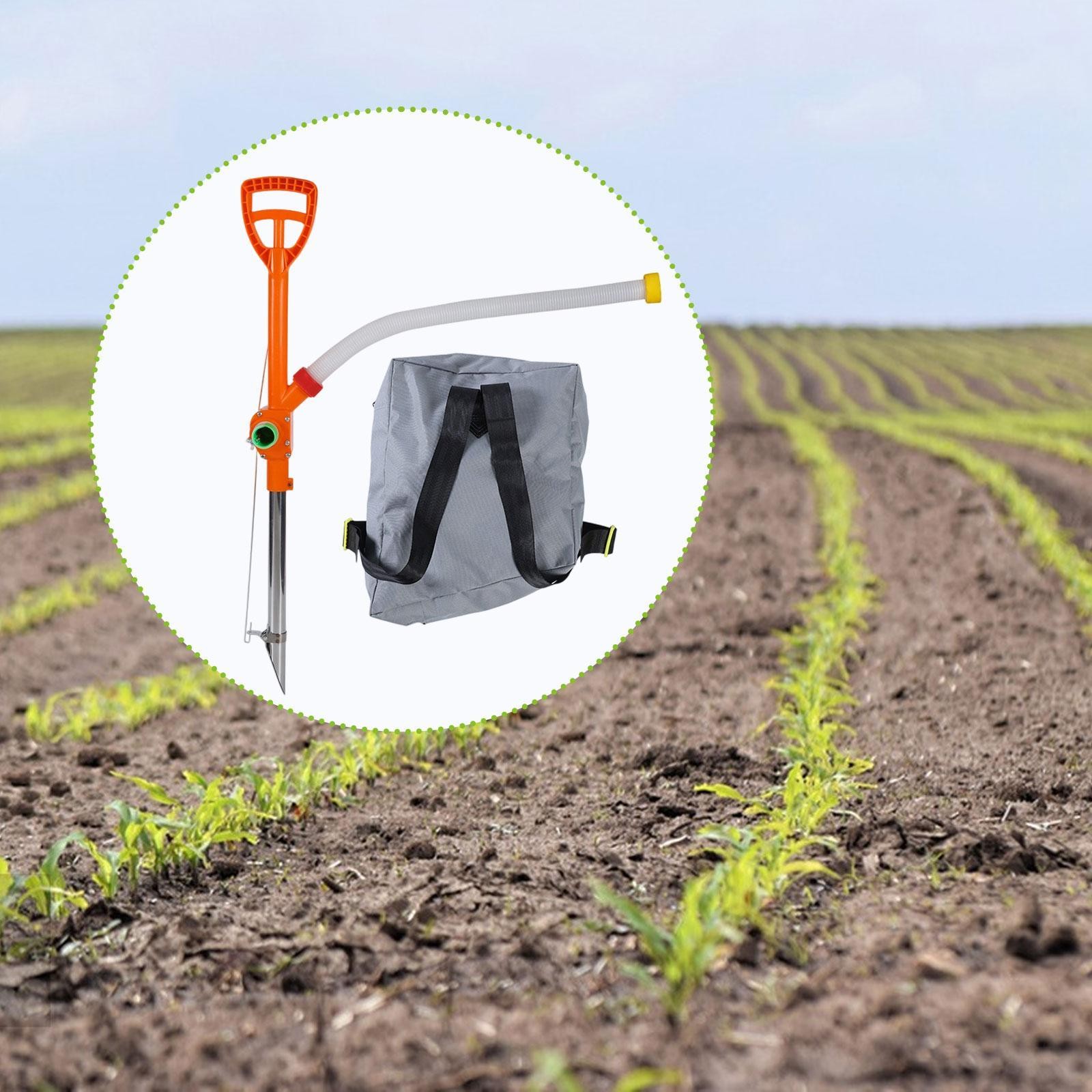 Manual Fertilizer Spreader Handheld Broadcast Spreader for Corn Garden