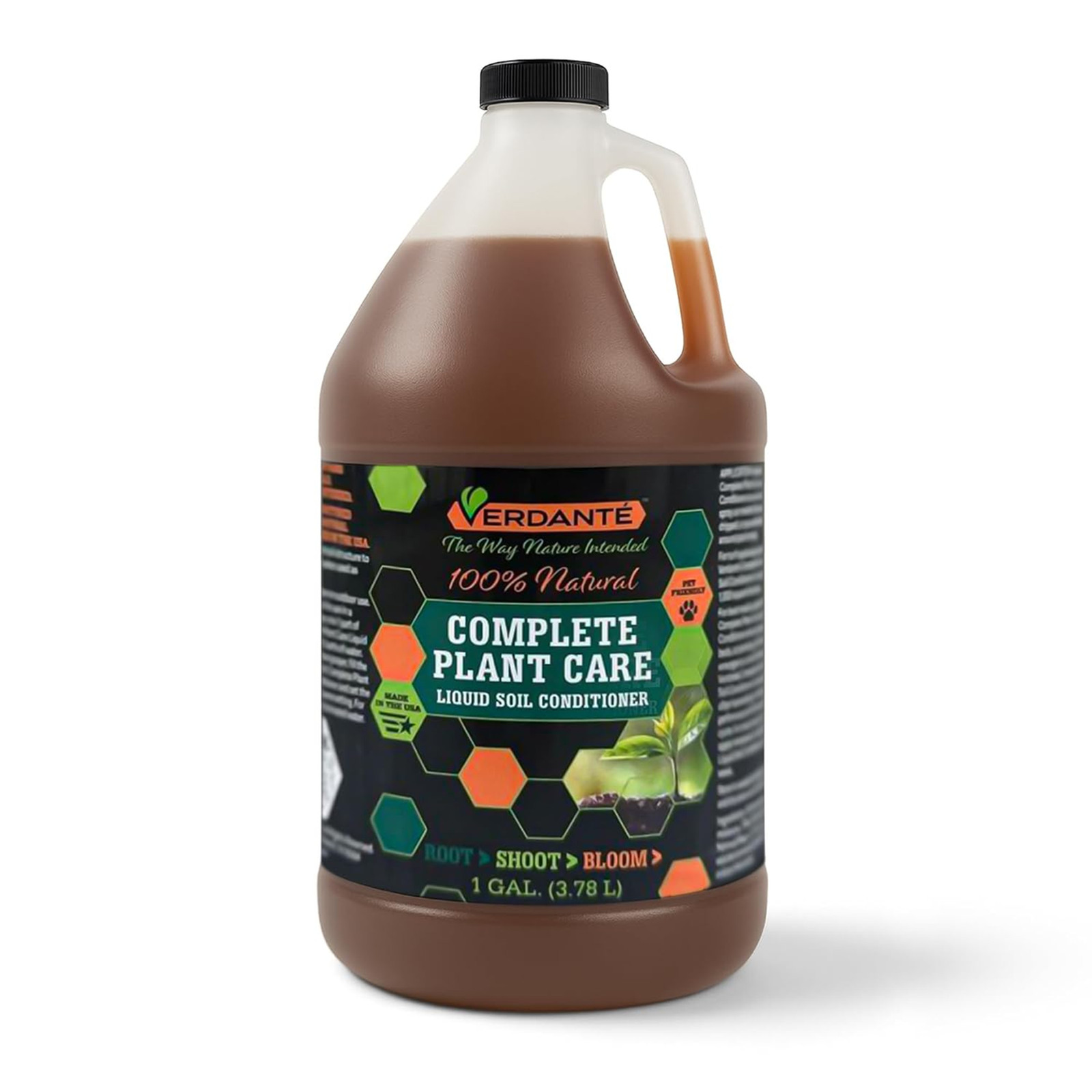 Liquid Soil Conditioner Concentrate 1 Gallon OMRI Listed for Lawn Garden Indoor