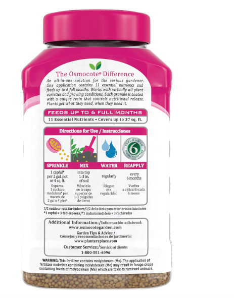 2 Pack Osmocote Smart-Release Plant Food Plus Outdoor & Indoor, 1 lb