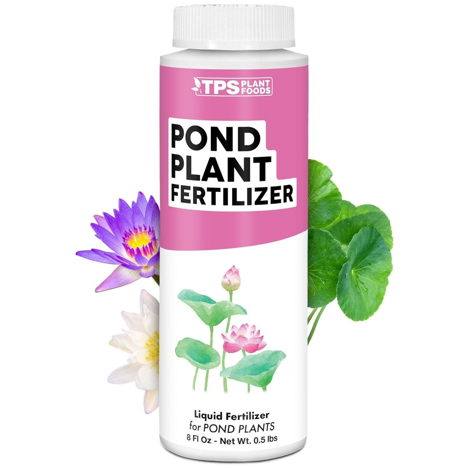 Pond Plant Fertilizer – Liquid Plant Food Healthy Aquatic Growth Stronger Roots