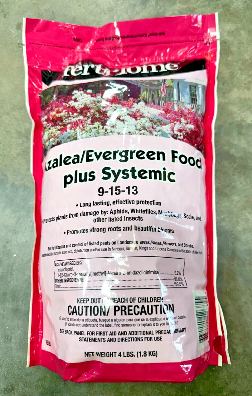 Fertilome 4 LB Azalea/Evergreen Food Plus with Systemic 9-15-13