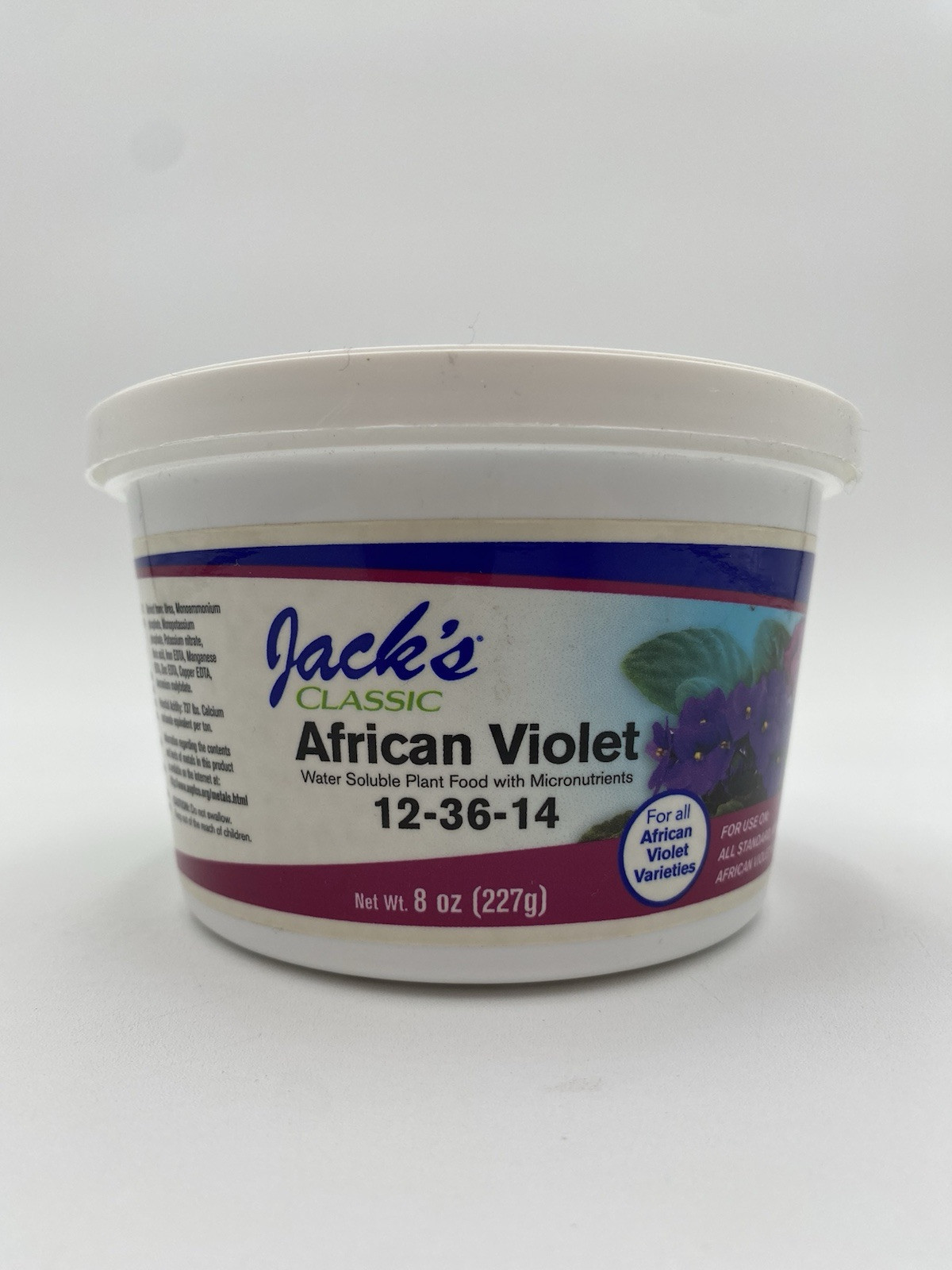 Jack’s Classic 12-36-14 African Violet Water Soluble Plant Food, 8 oz