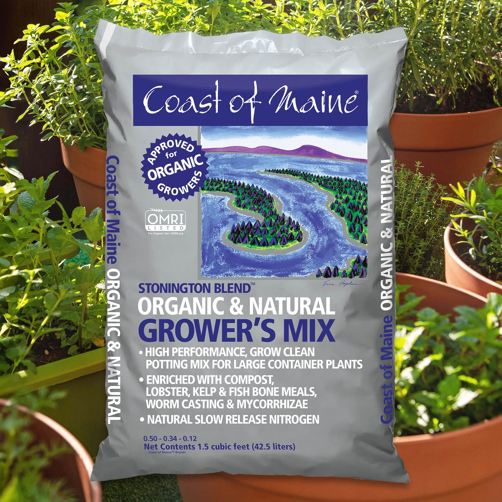 Coast of Maine STB Stonington Blend Organic Grower’s Mix, 1.5 cu ft