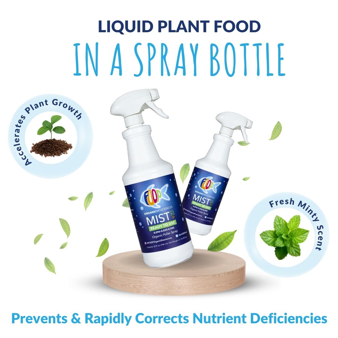 Organic Foliar Spray for Plants | Corrects Nutrient Deficiencies | 32oz