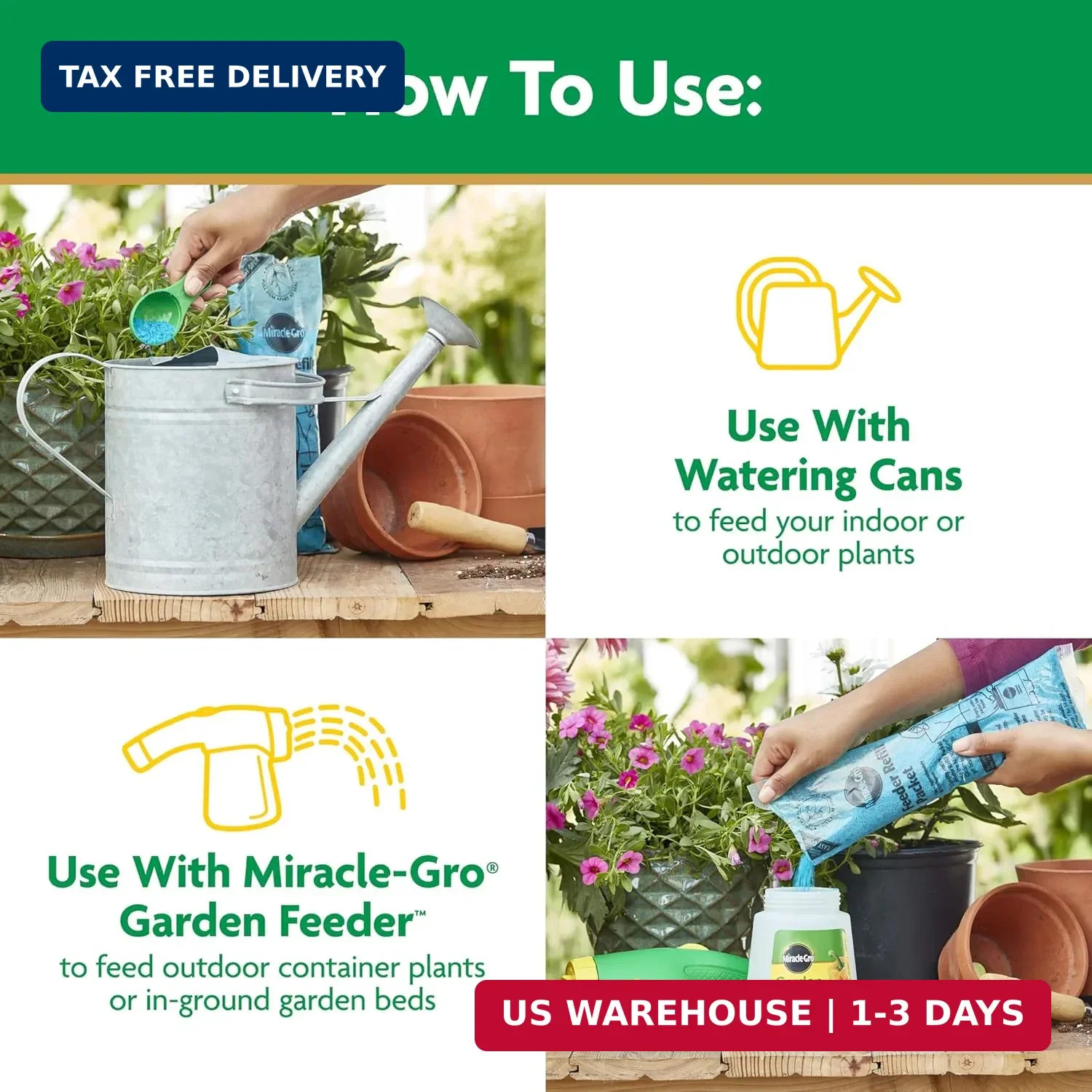 Miracle-Gro Water Soluble Bloom Booster Flower Food 4 lb