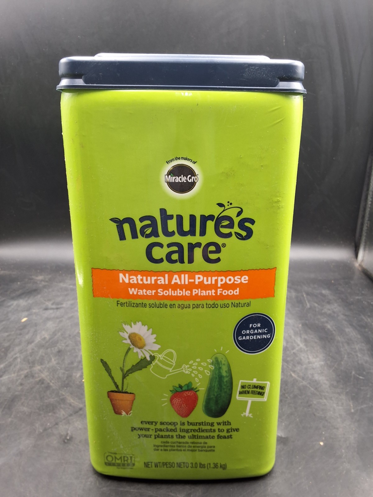 2 Pack Miracle-Gro Nature’s Care All Purpose Water Soluble Powder Plant Food New