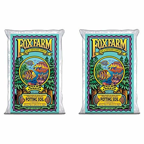 Fox Farm FX14000 1.5 Ocean Forest Garden Potting Soil 6.3-6.8 pH (2 Pack)