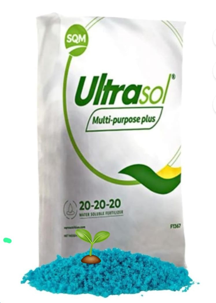 5 Lb Ultrasol Professionl FERTILIZER 20-20-20 WATER SOLUBLE +MICRO NUTRIENTS