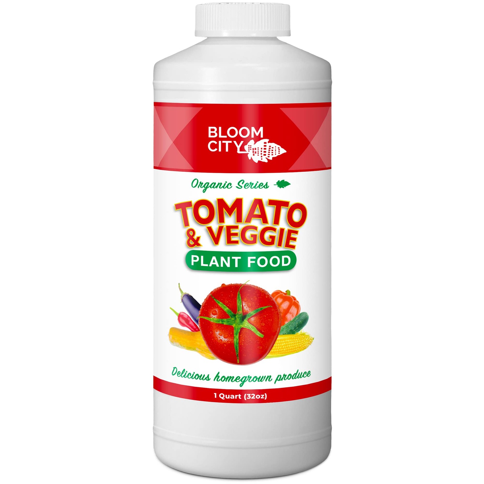 Tomato & Veggie Plant Food for Delicious Homegrown Produce, Quart (32 oz)