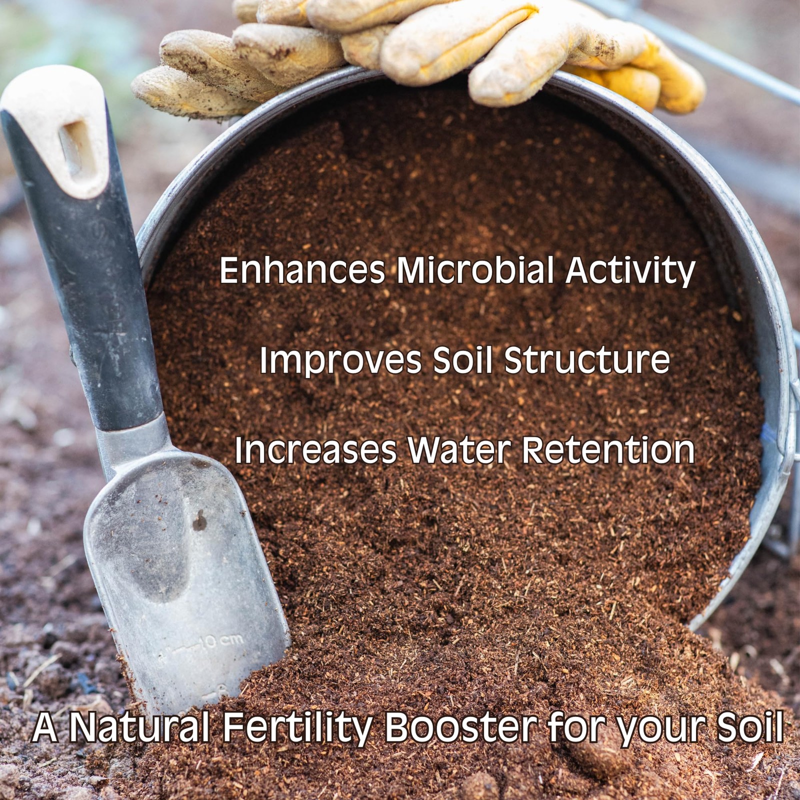 Natural Aged Composted Manure & Premium Garden Soil for Plants and Mushrooms