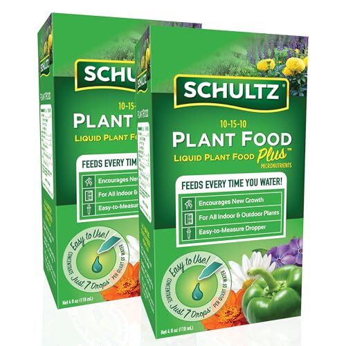 All Purpose 10-15-10 Plant Food Plus, 4-Ounce [2- Pack]