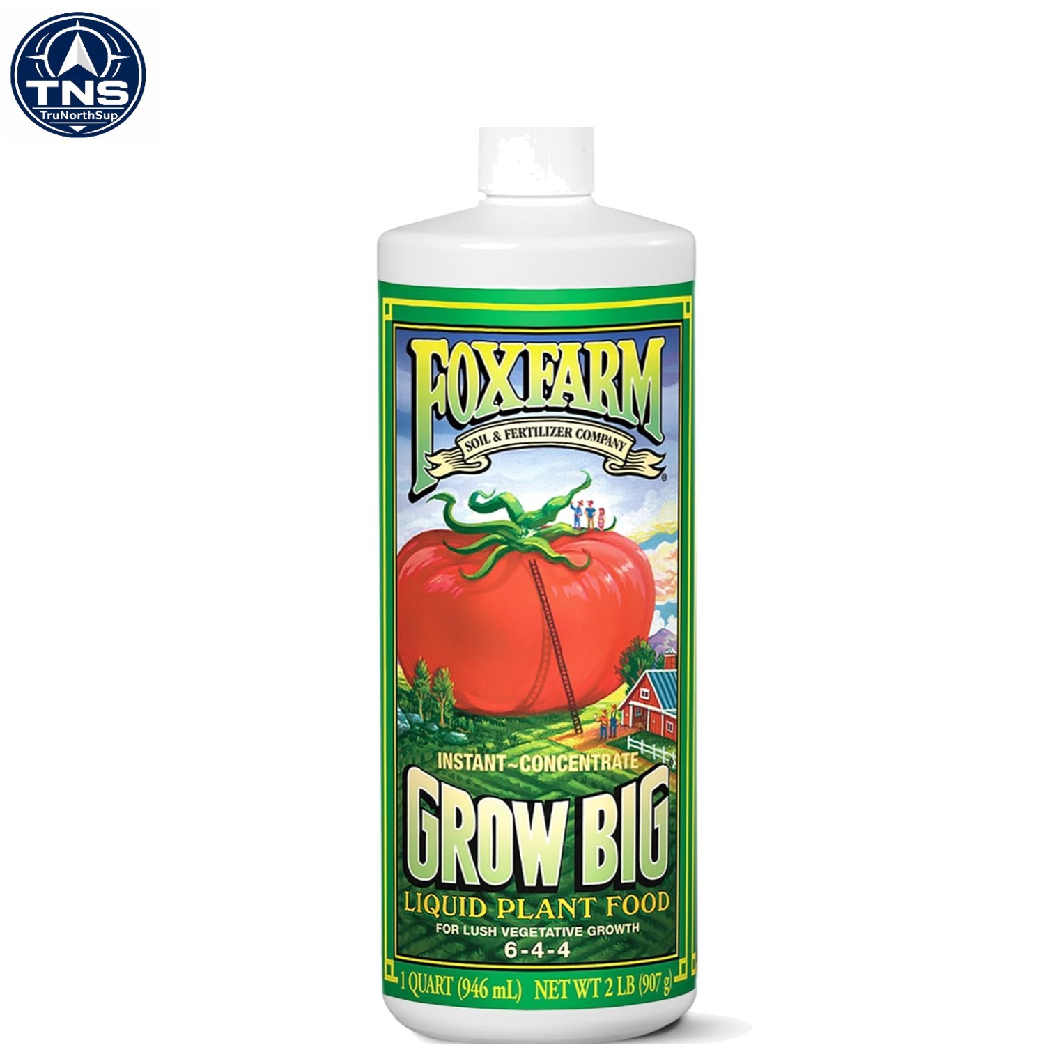 Foxfarm Grow Big Liquid Plant Food 6-4-4 Quart Fertilizer for Roses Tomatoes …