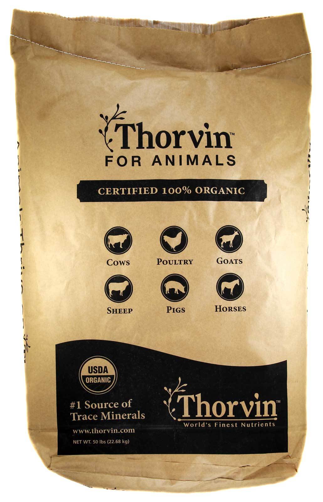 Thorvin Organic Icelandic Kelp Meal 50 lbs-Plants, Livestock, Horses, Dogs, Cats