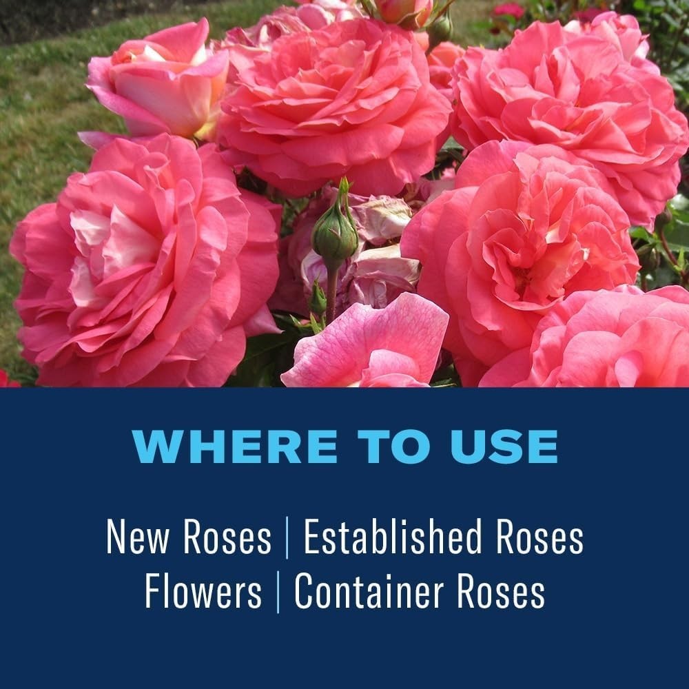 BioAdvanced Rose & Flower Fertilizer Granules 9-18-9 , 4 lb Brand New Ships Fast