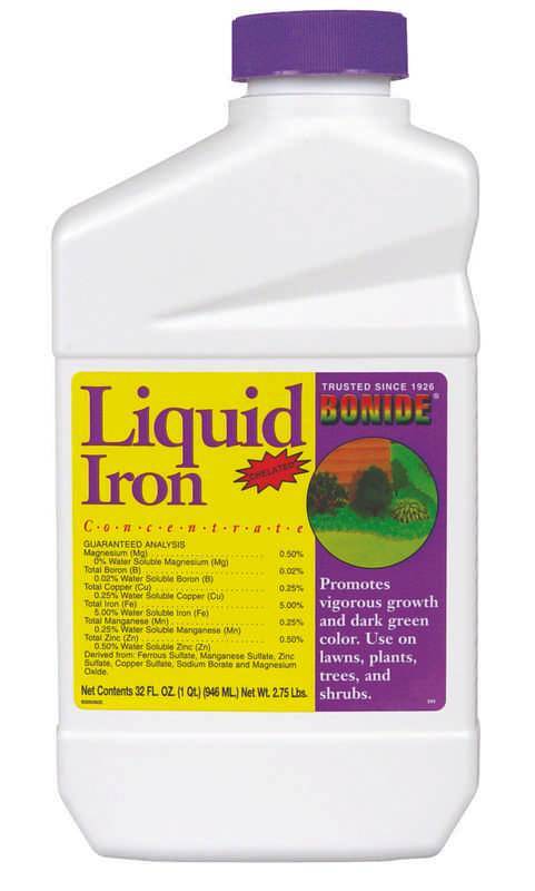 Bonide Liquid Iron Plant Growth Supplement Quart Null
