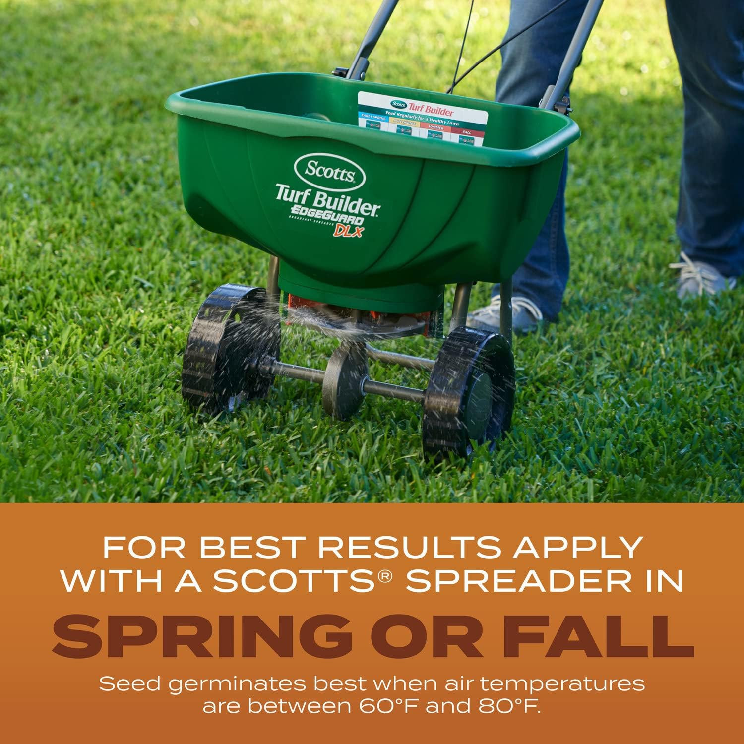 Scotts Turf Builder Grass Seed High Traffic Mix with Fertilizer and Soil Improve