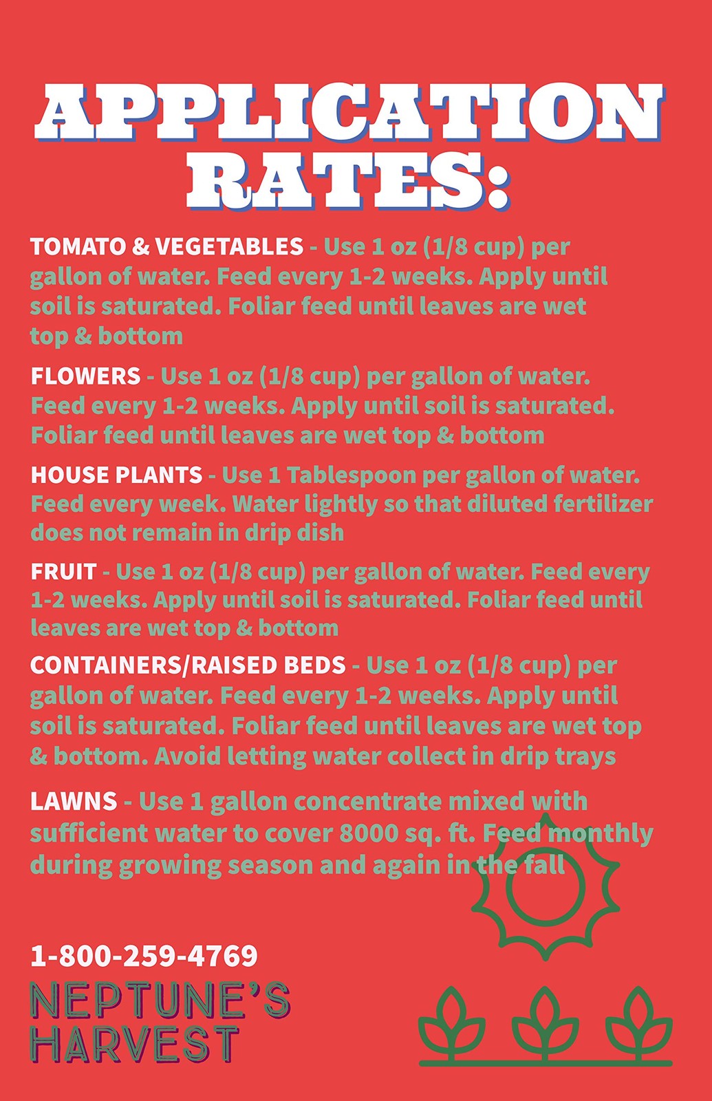 Tomato & Veg Fertilizer 2-4-2, 1 Gallon