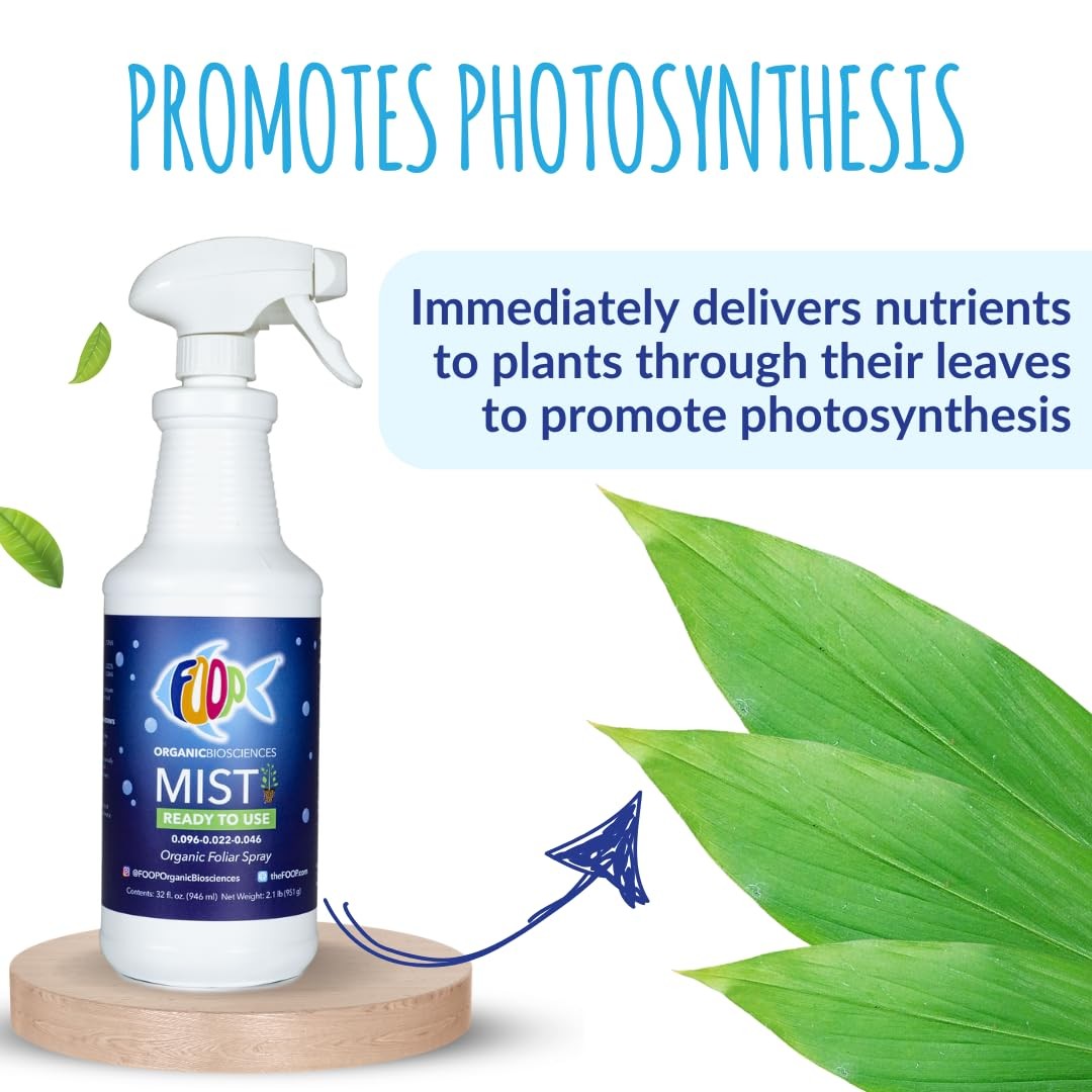 Organic Foliar Spray for Plants | Corrects Nutrient Deficiencies | 32oz