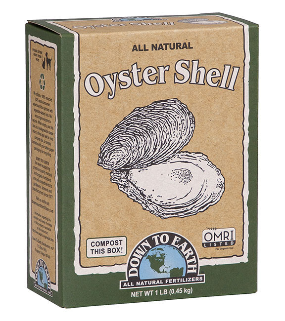 Down to Earth Organic All Natural Oyster Shell Fertilizer, 1 lb