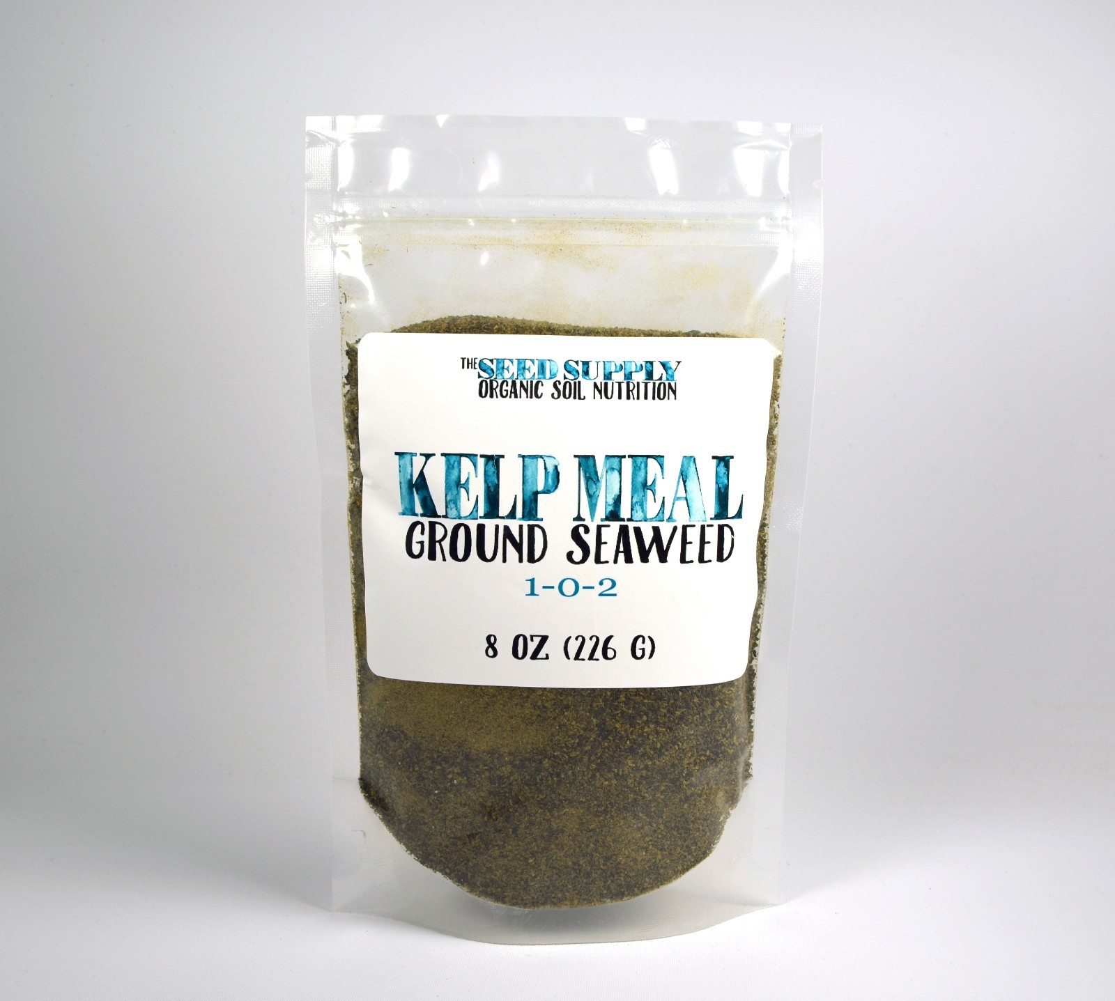 8 Oz Organic Kelp Meal 1-0-2 Natural Norwegian Seaweed Fertilizer