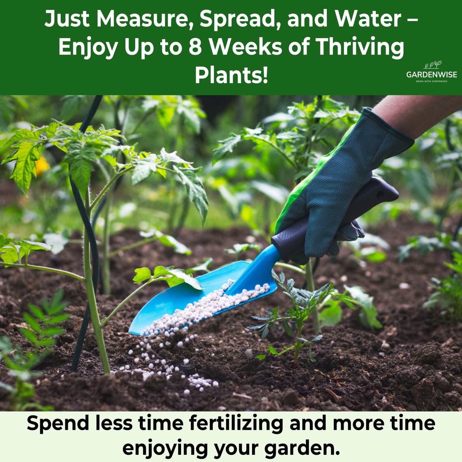 All-Purpose Slow Release 10-10-10 Granular Plant Fertilizer for Vegetables, Flow