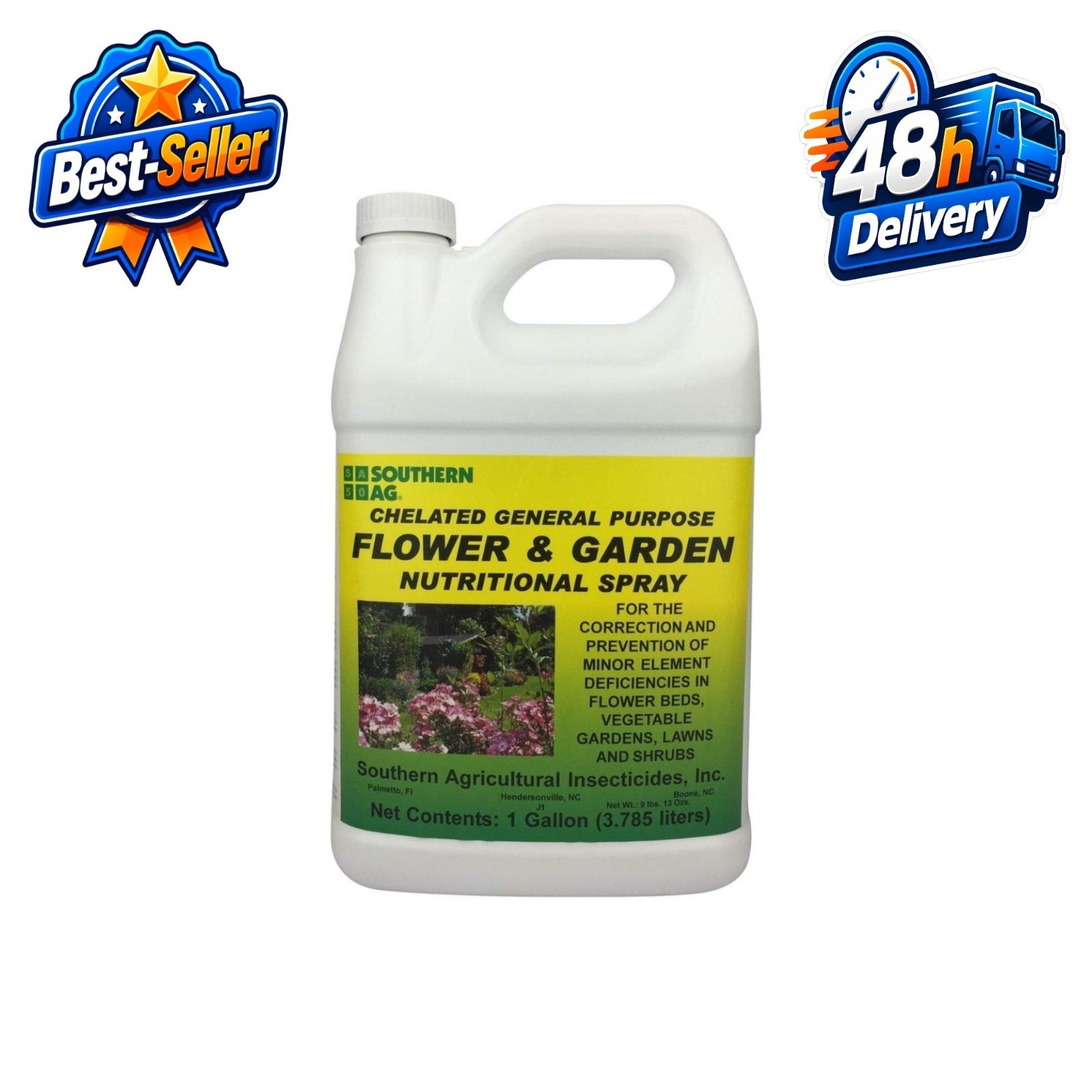 Southern Ag Chelated General Purpose Flower & Garden Nutritional Spray 1 Gallon