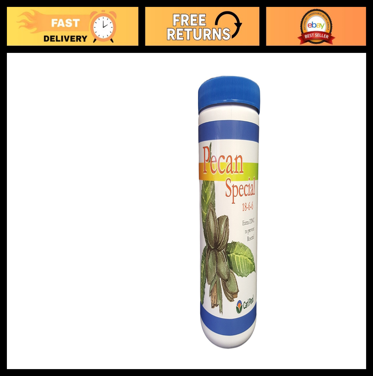 Pecan Tree Fertilizer 18-6-6 – High Nutrient Blend for Healthy Growth & Yield