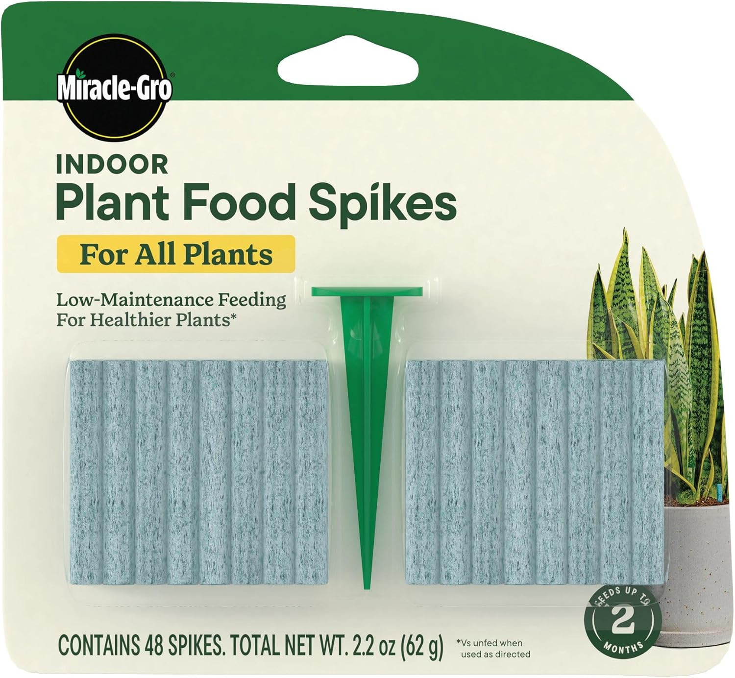 Miracle-Gro Indoor Plant Food Spikes for All Plants, Fertilizer Spikes