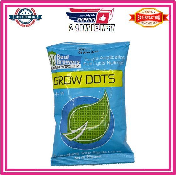 Grow Dots Plant Food, Single-Application, Programmed-Release Plant Nutrient Fert