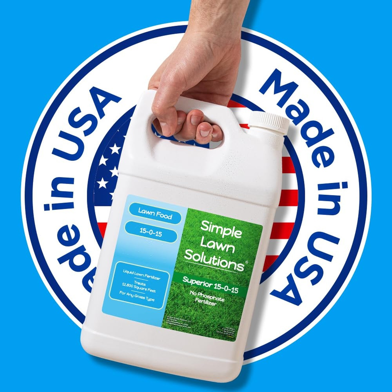 Superior 15-0-15 Liquid Fertilizer Nitrogen & Potash Lawn Food – Concentrated…