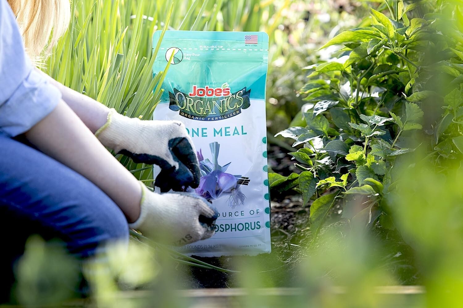 Jobe’s 09326 4 lb Organic Bone Meal Bulb & Perennial Fertilizer – Pack of 2