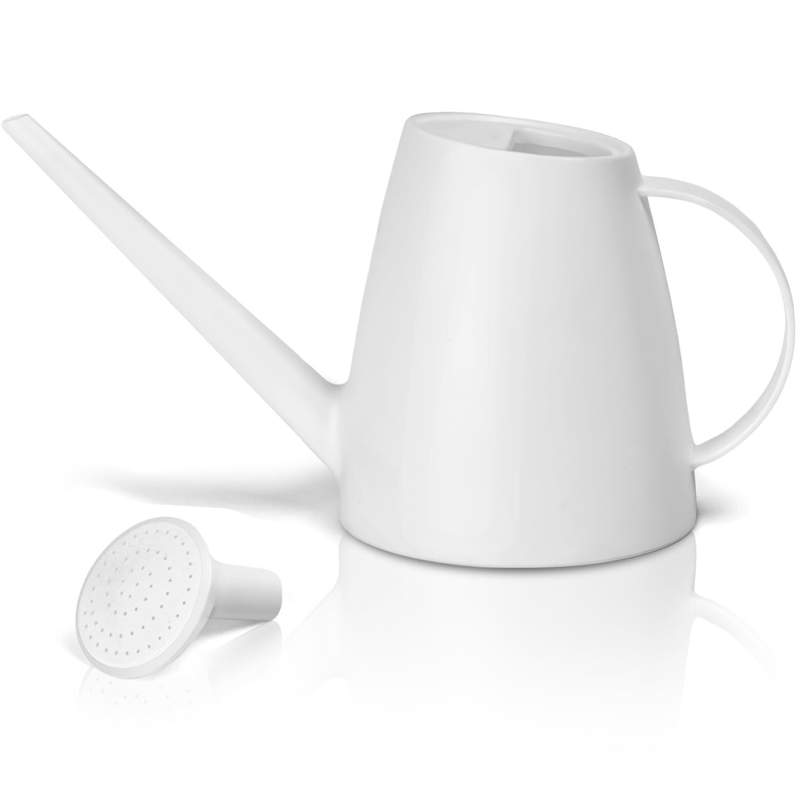 Plant Watering Can – for Home Plant Garden – 1/2 Gallon – White