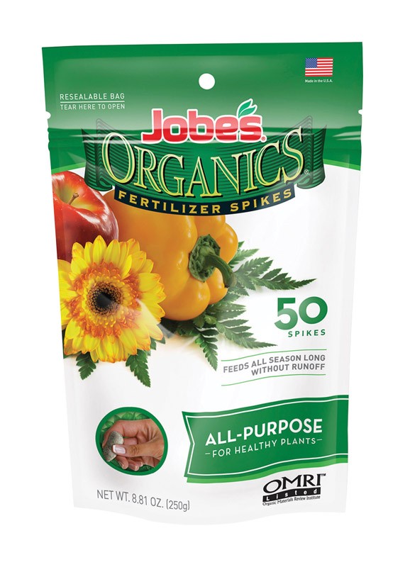 50-Pack Jobe’s Organic 4-4-4 Spikes All Purpose Plant Food