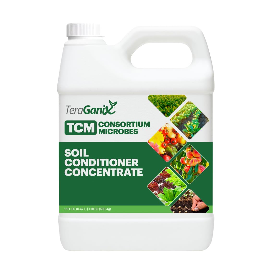 TCM Soil Conditioner (1 Btl = 16 Gal), Microbial Inoculant Concentrate, Plant Gr