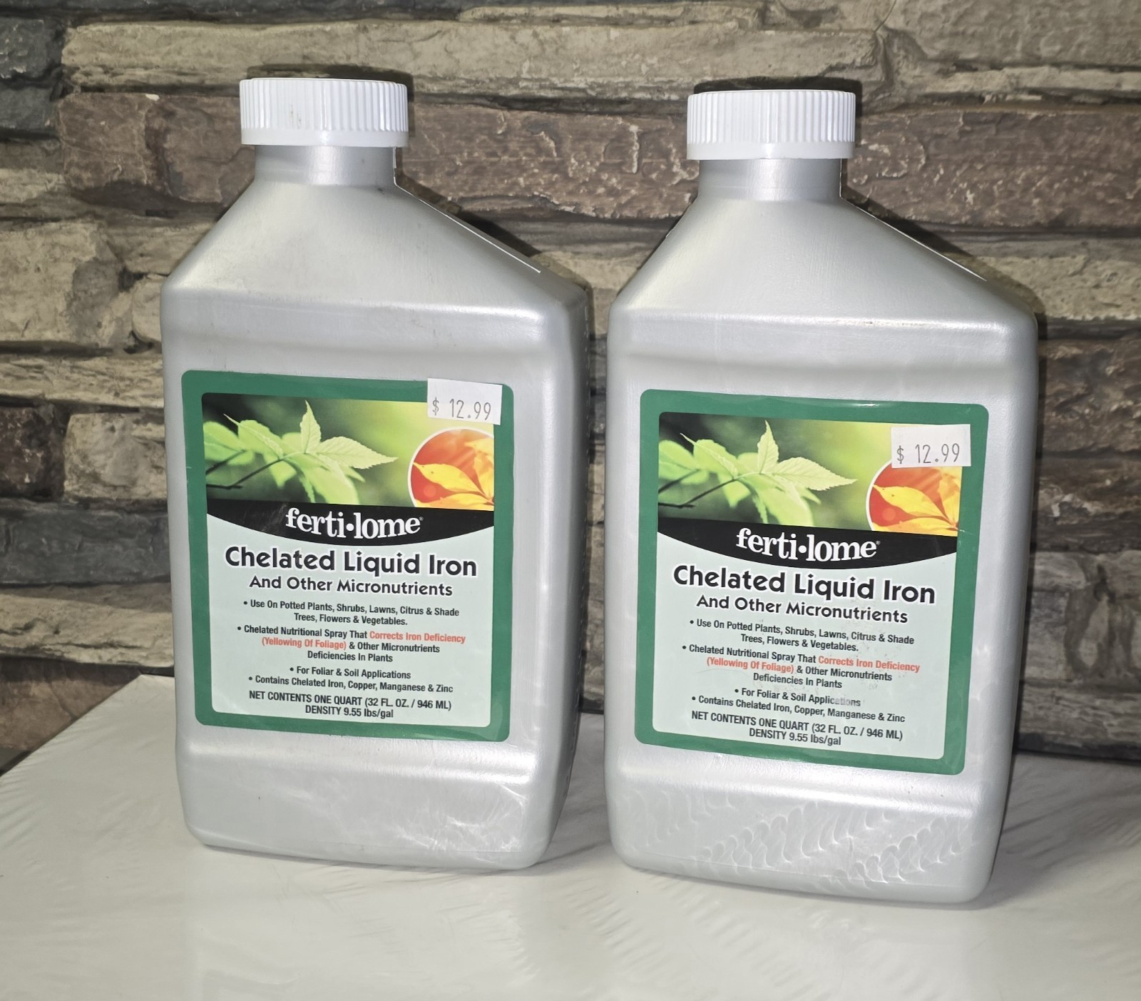2 Pack – Fertilome Chelated Liquid Iron and Other Micronutrients, 32oz