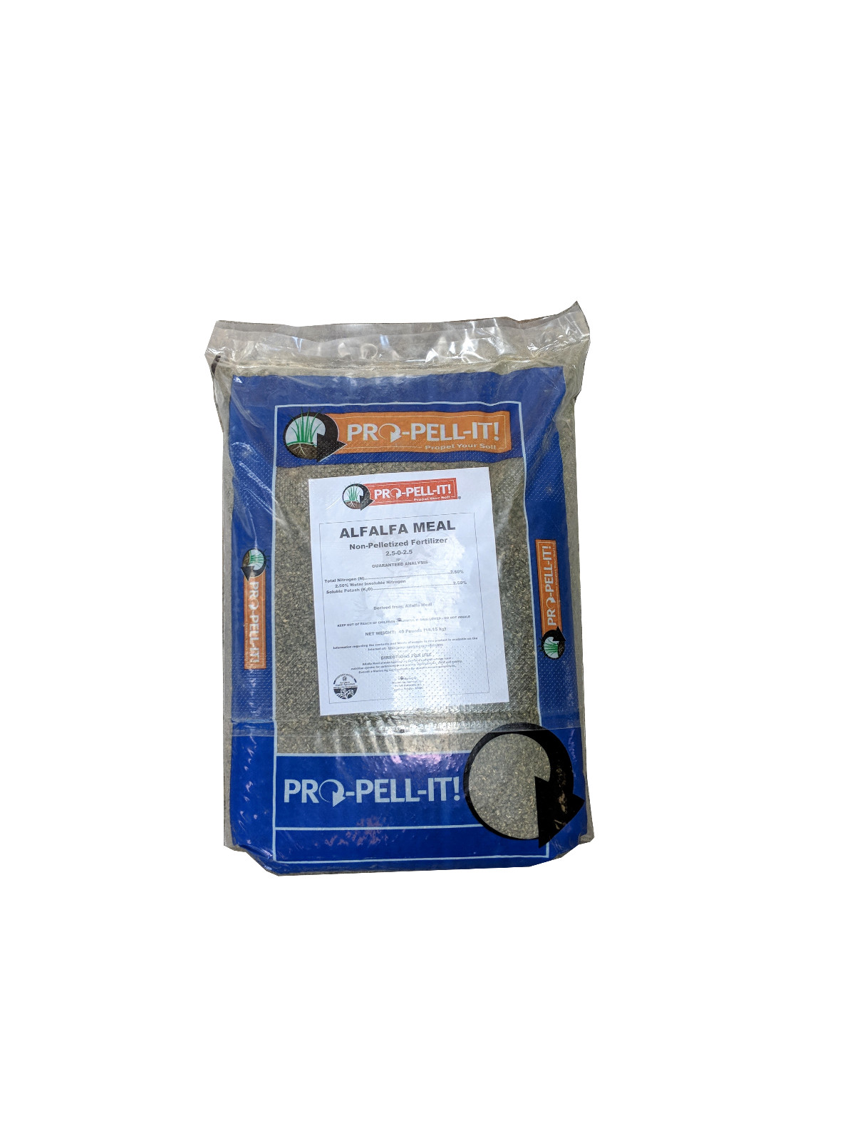 Alfalfa Meal 2.80-0.29-2.40 Organic Fertilizer Rose Fertilizer 40 Pounds