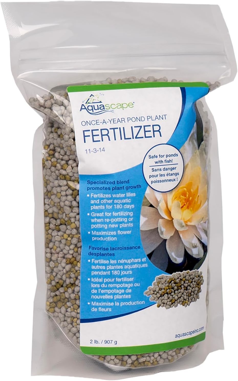 Aquascape Once-A-Year Pond Plant Fertilizer, Granular Formula, 2 lb (907 g), Sup