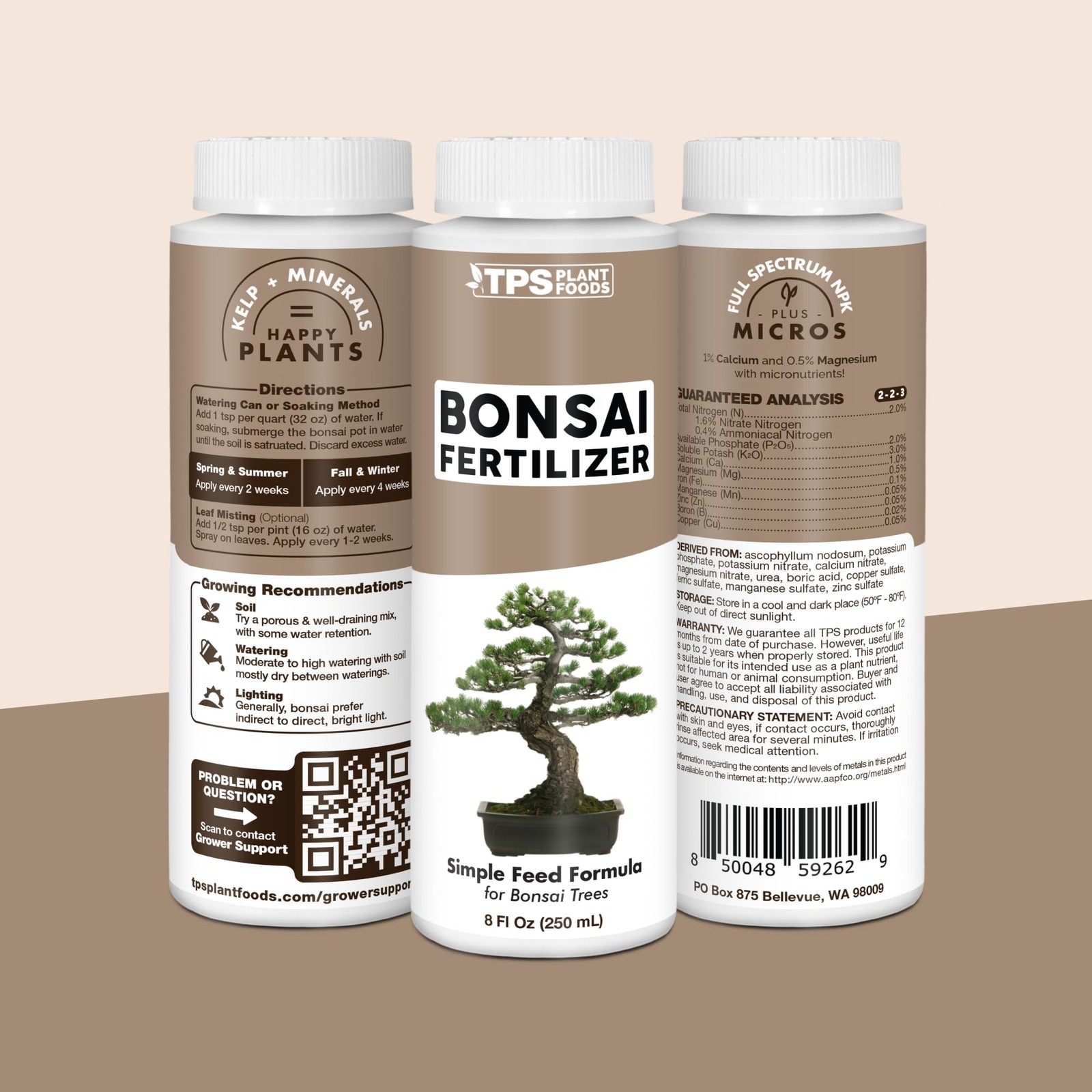 TPS NUTRIENTS Bonsai Fertilizer Liquid 8 oz