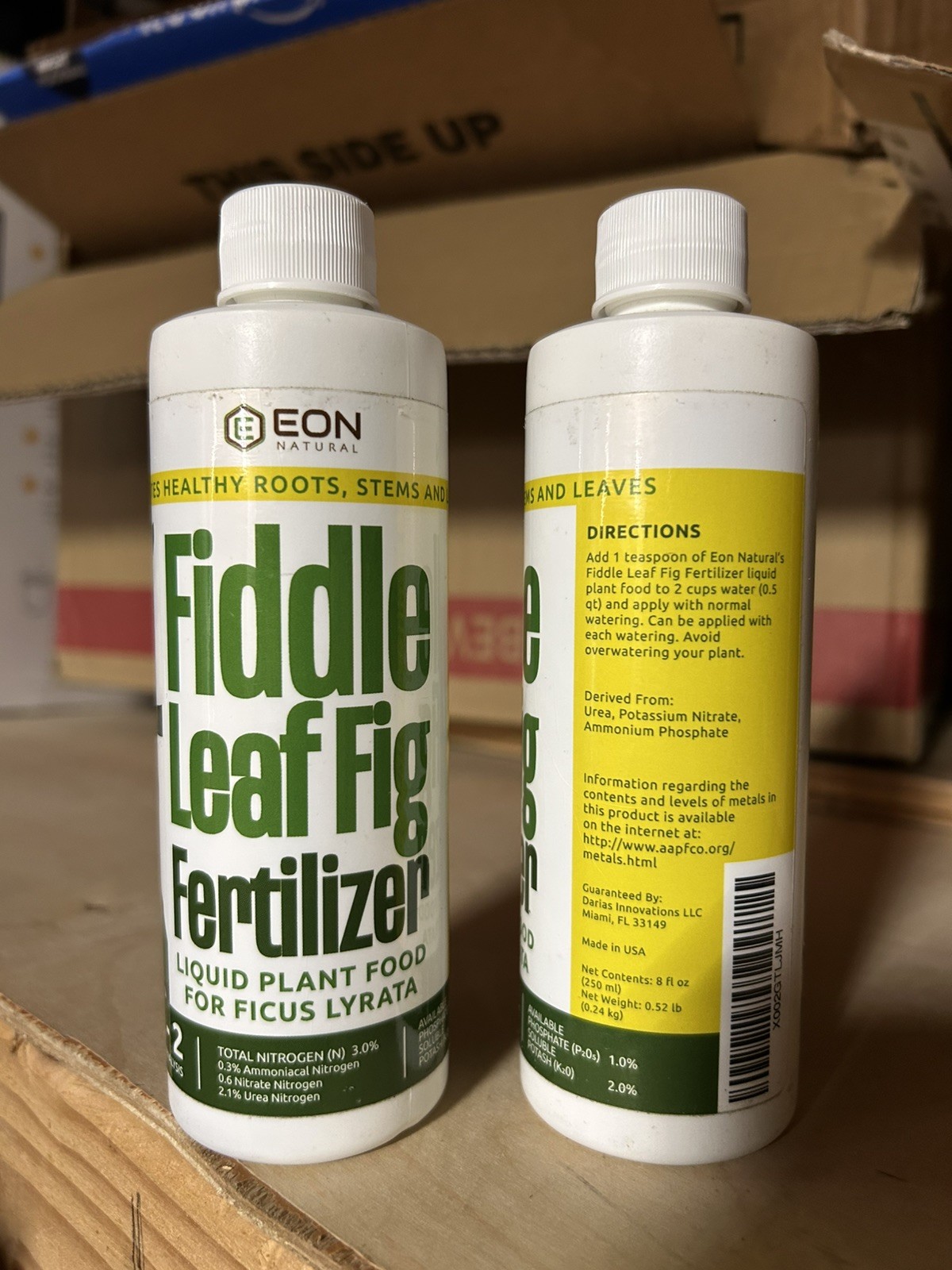 Fiddle Leaf Fig Plant Food – 8 oz Premium Fertilizer | Set of 2 bottles
