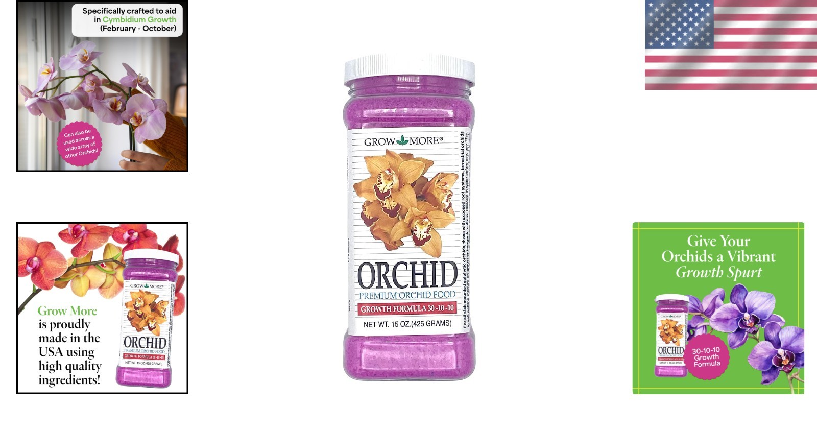 Micronutrient-Rich 15oz Orchid Fertilizer – 30-10-10 Formula for Better Blooms