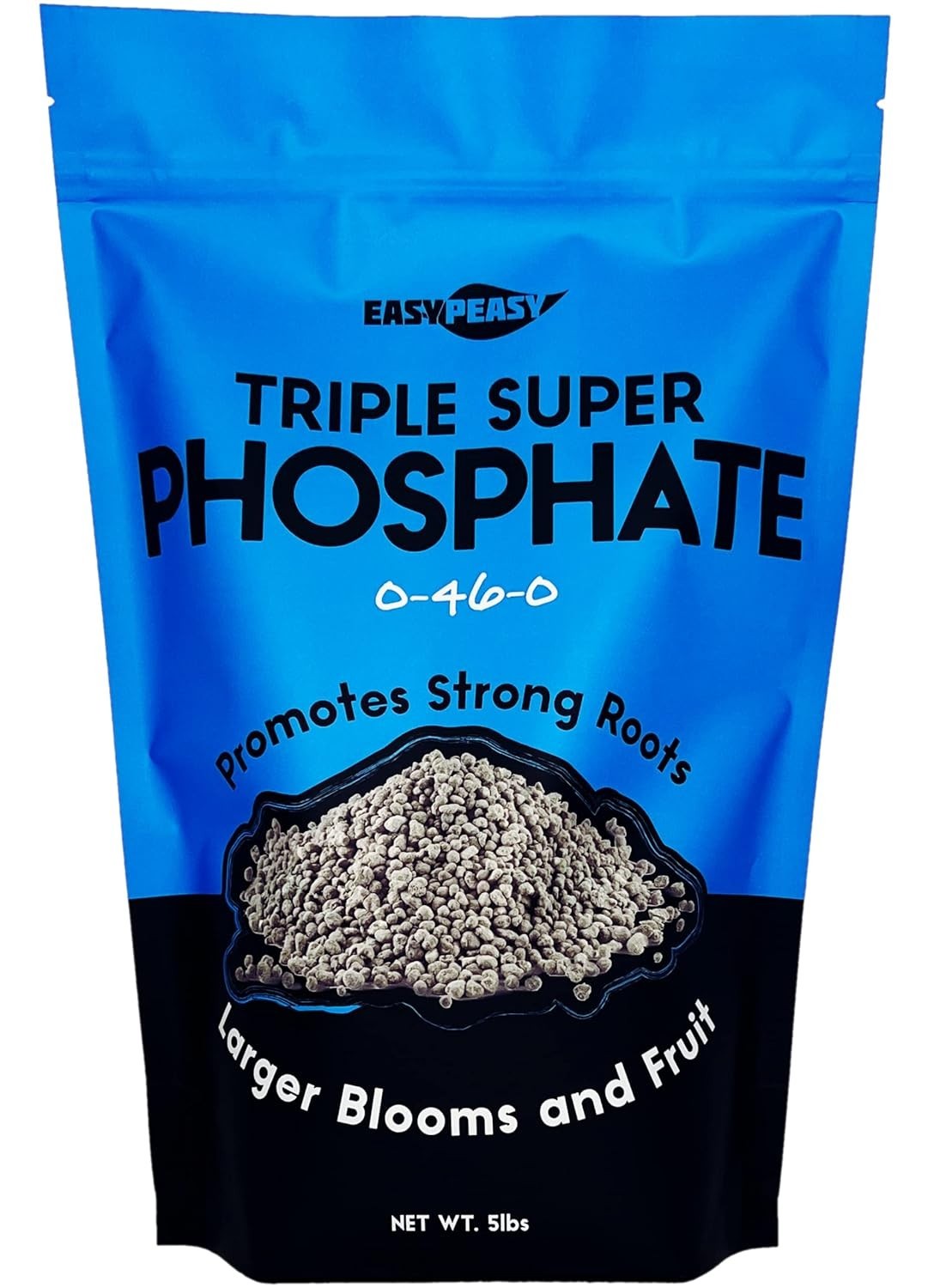 High-Performance Triple Super Phosphate 0-46-0 Fertilizer | 5 lbs for All Plants