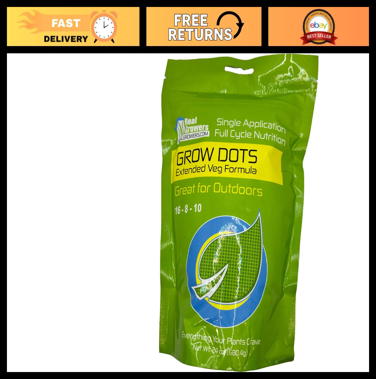 Extended Release Plant Food Dots for Coco Coir & Soilless Media – Single Applica