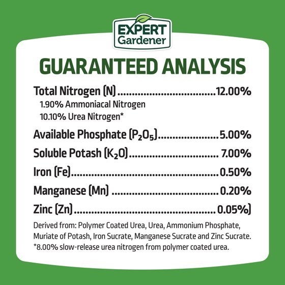 Expert Gardener All-Purpose Plant Food Fertilizers 12-5-7, 8 lb.