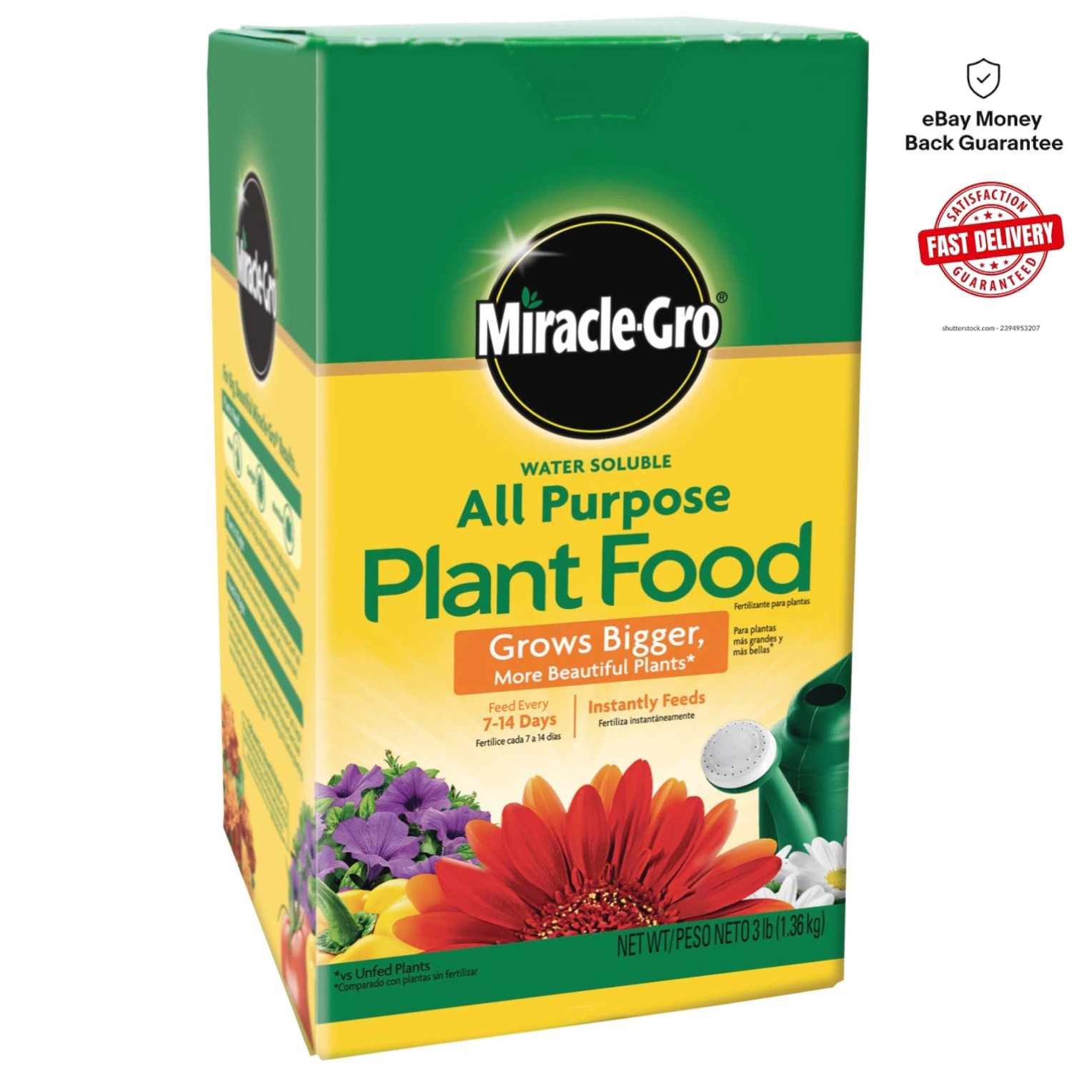 24-8-16 Water Soluble All Purpose Plant Food 3 lb – Boost Growth of All Plants