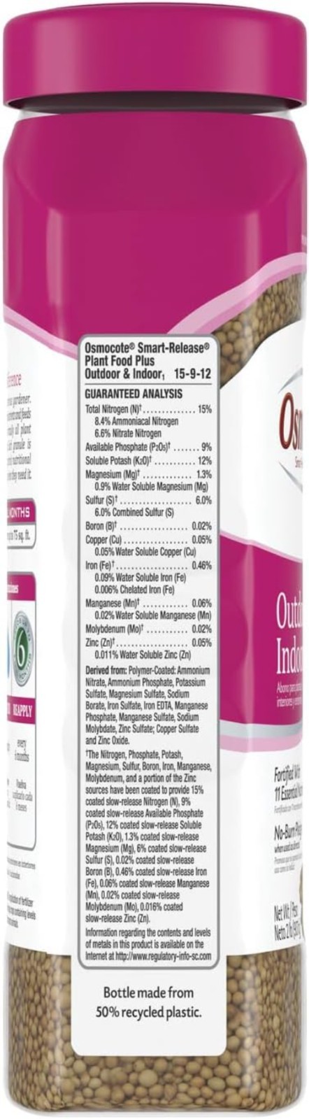 Smart-Release Plant Food Plus for Indoor & Outdoor – 2 Lbs of Granular Nutrition