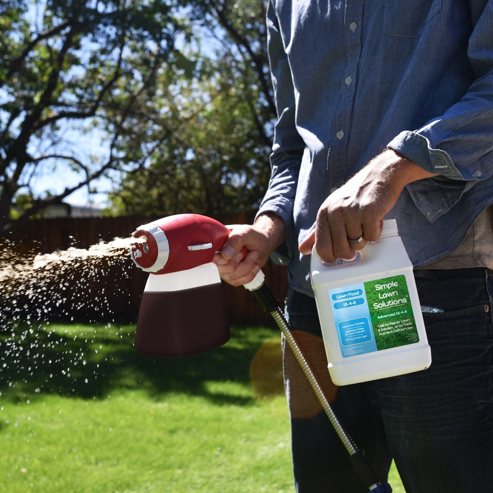 Liquid Lawn Fertilizer 1648 Grass Food Seaweed Fish Concentrated 1 Quart